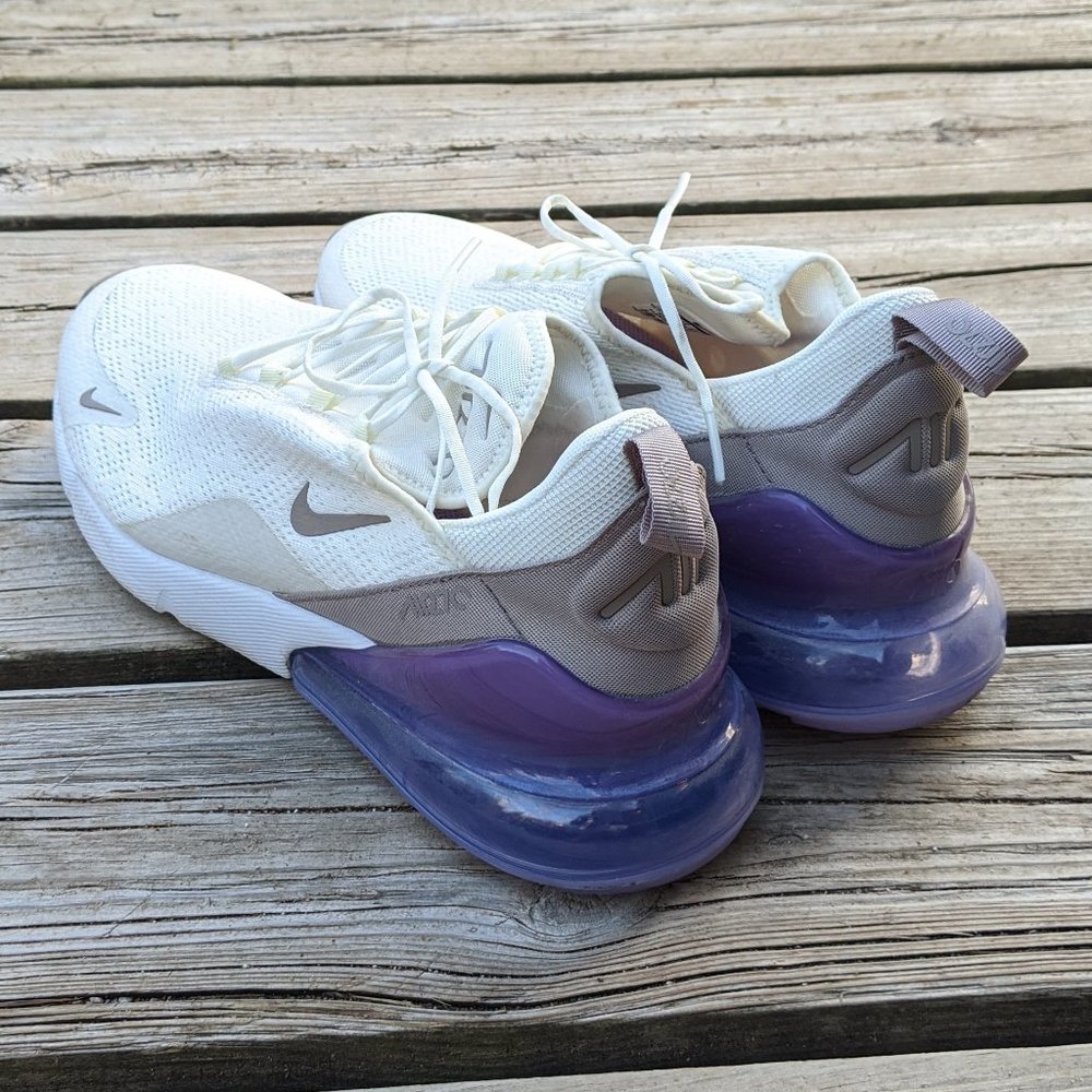 Nike Air Max 270 White / Purple - Women's 12